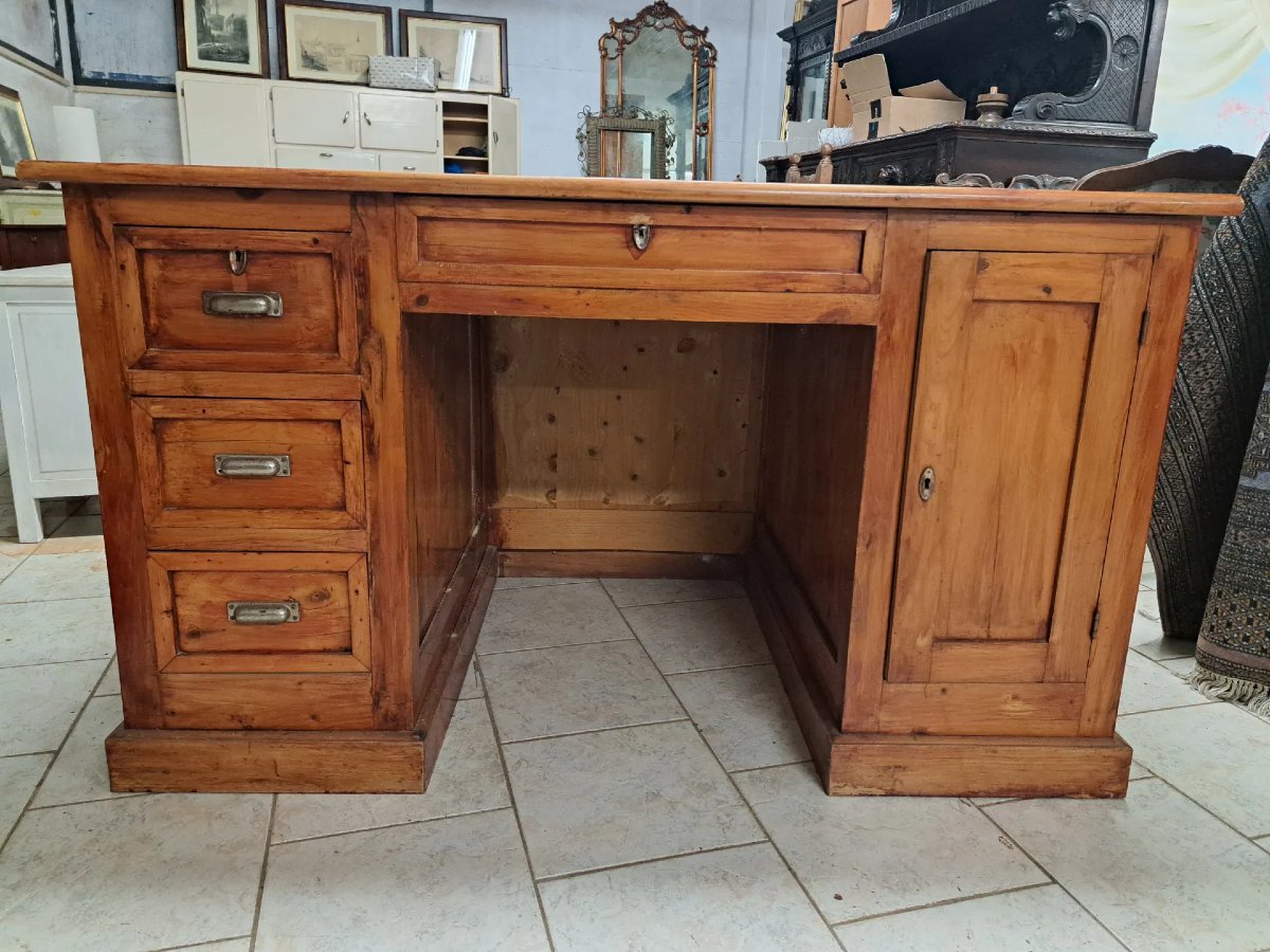 Bureau en cyprès-photo-6