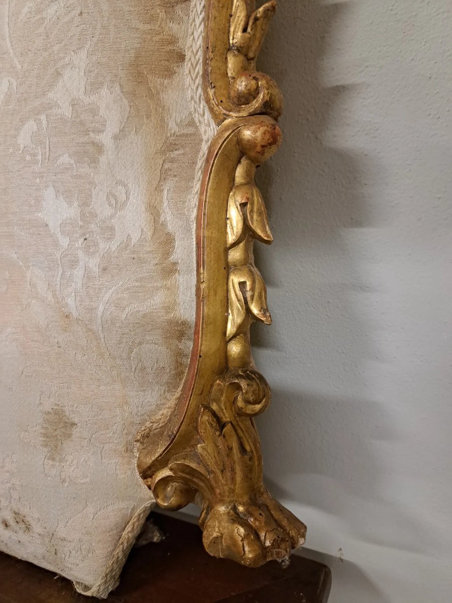 Tête de lit dorée et rembourrée-photo-1