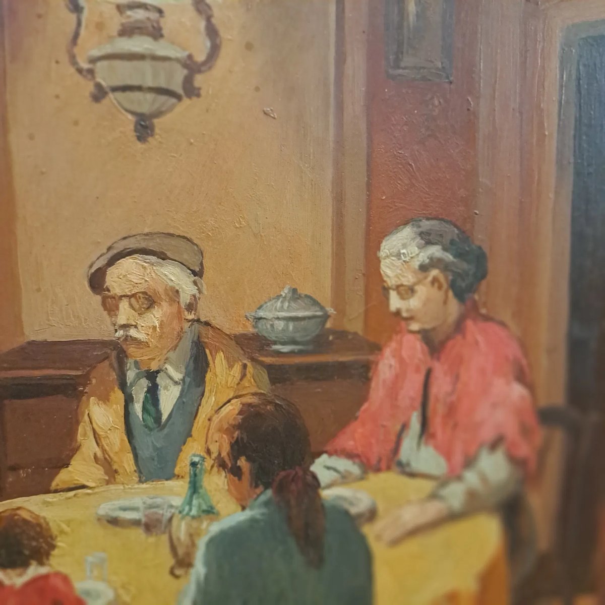 Cafiero Filippelli, Oil On Masonite, 1950-photo-2