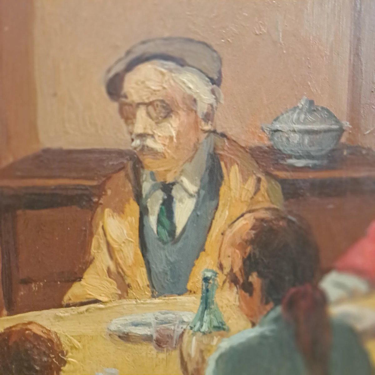 Cafiero Filippelli, Oil On Masonite, 1950-photo-5