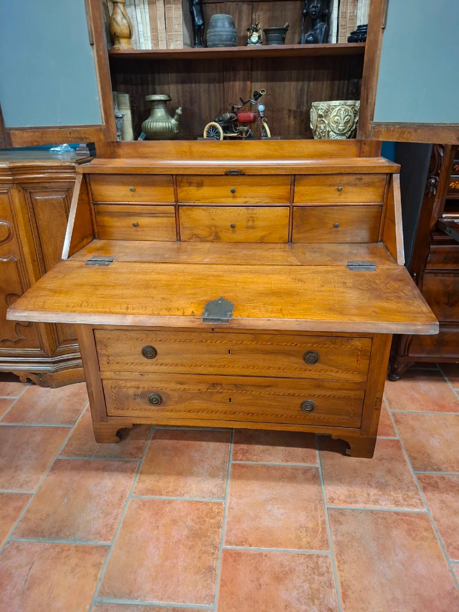  Trumeau en noyer incrusté-photo-2