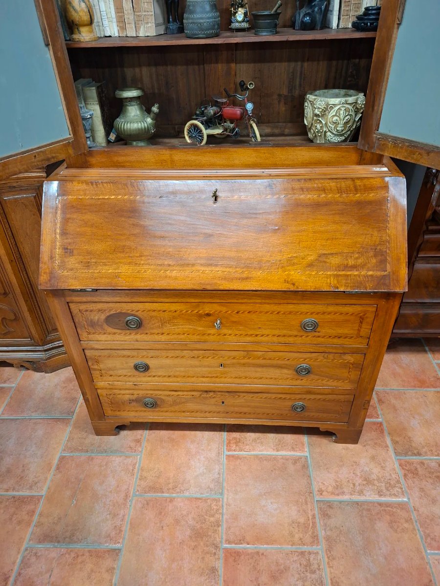  Trumeau en noyer incrusté-photo-3