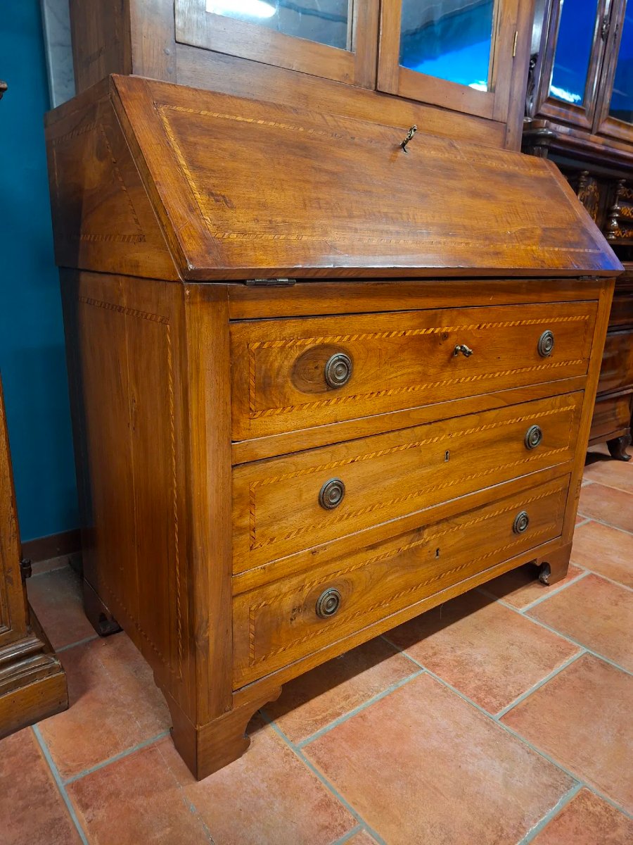  Trumeau en noyer incrusté-photo-6