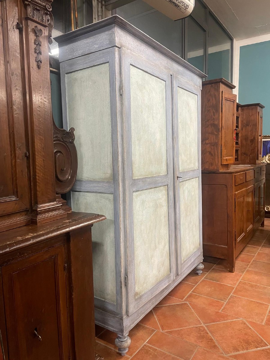 Armoire du XIXe siècle peinte-photo-2