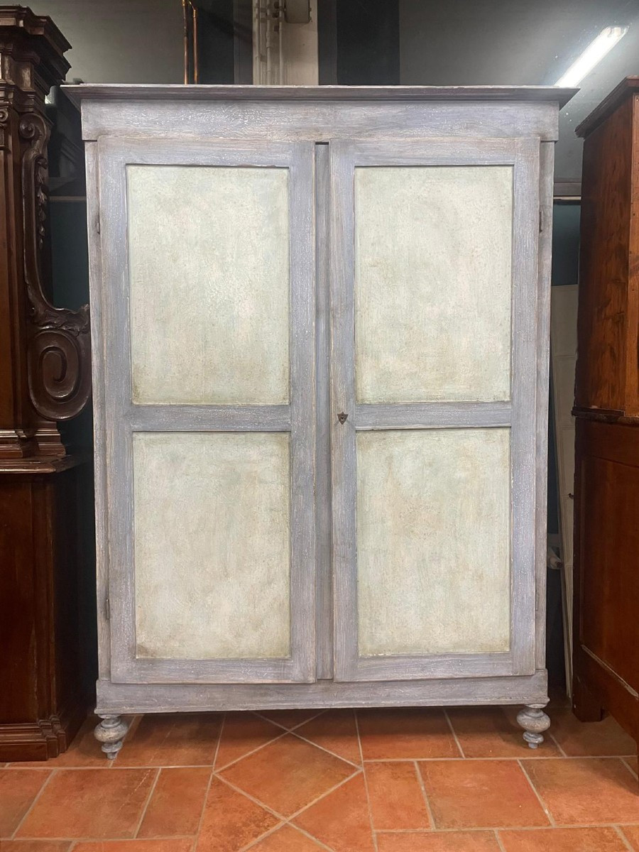 Armoire du XIXe siècle peinte-photo-3