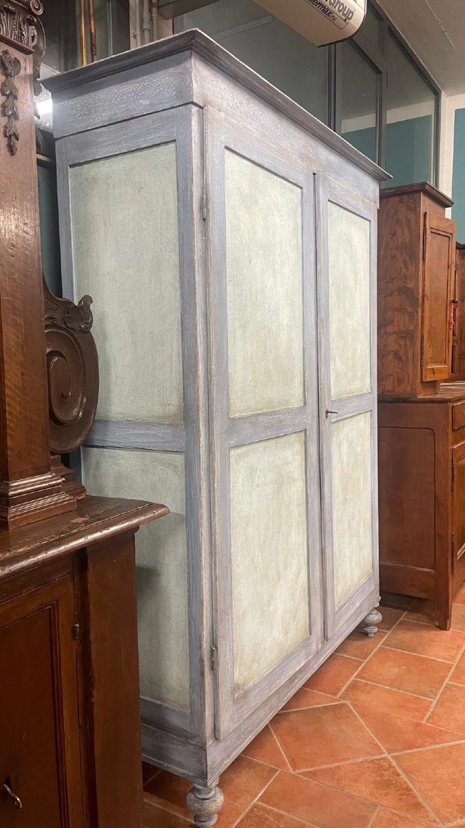 Armoire du XIXe siècle peinte-photo-5