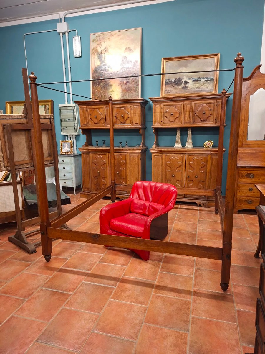 Empire Canopy Bed In Walnut-photo-2