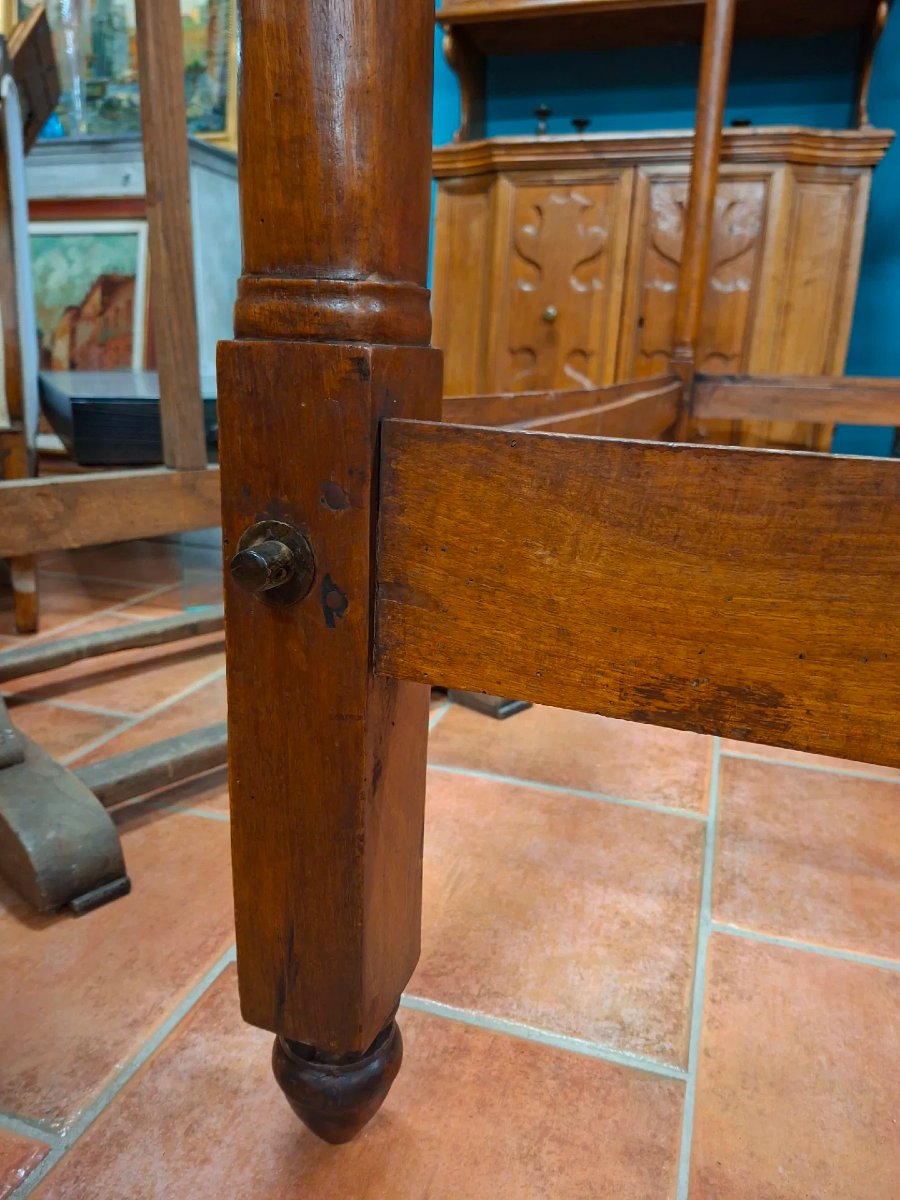Empire Canopy Bed In Walnut-photo-3