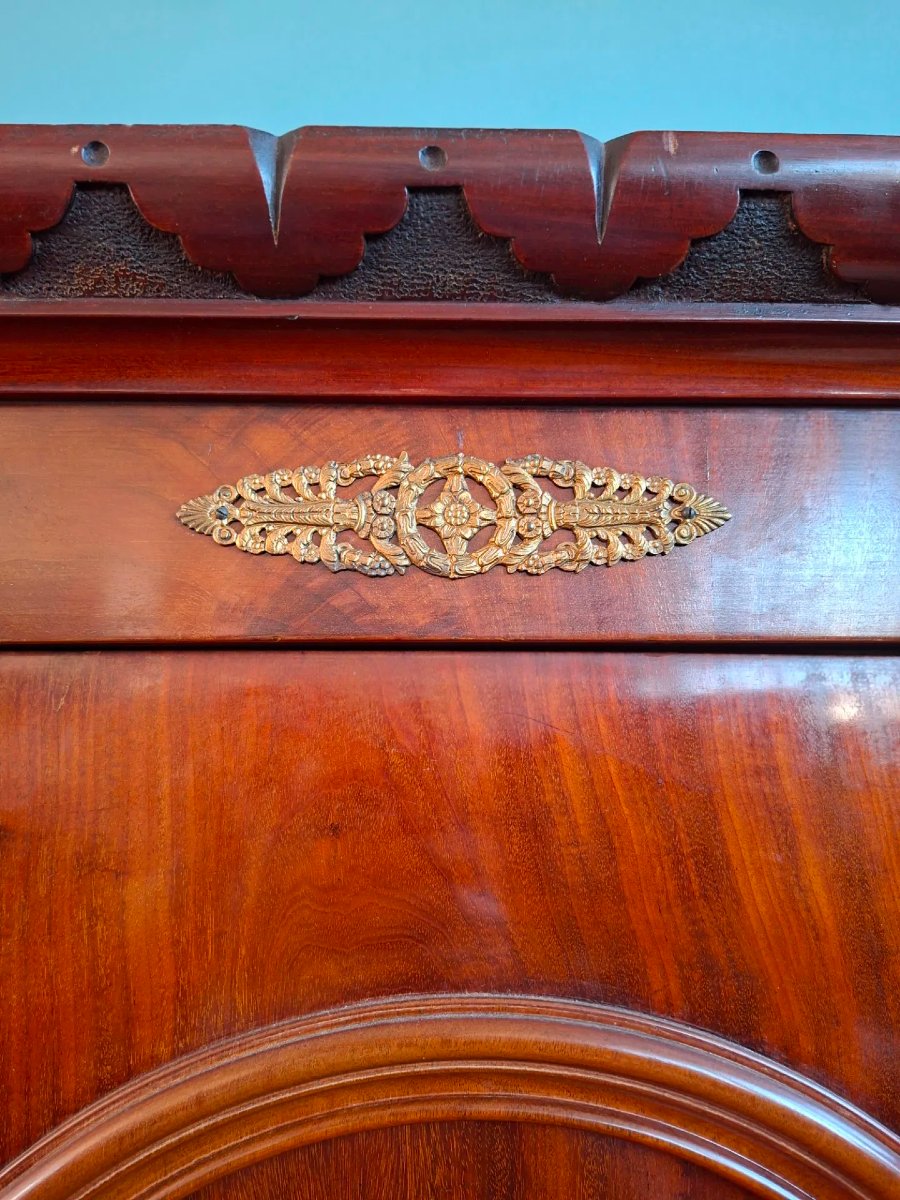  Armoire en duvet d’acajou avec des bronzes-photo-5
