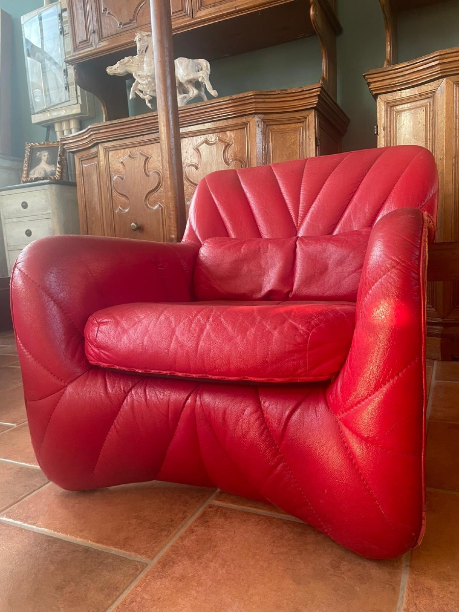 Fauteuil Bicia de Carlo Bartoli pour Arflex-photo-2