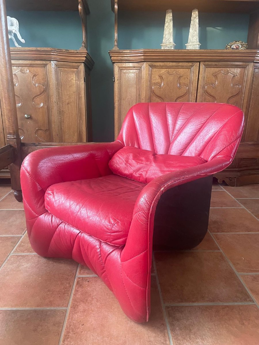 Fauteuil Bicia de Carlo Bartoli pour Arflex-photo-4