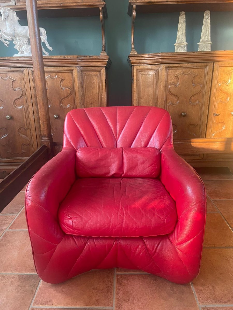 Fauteuil Bicia de Carlo Bartoli pour Arflex-photo-4