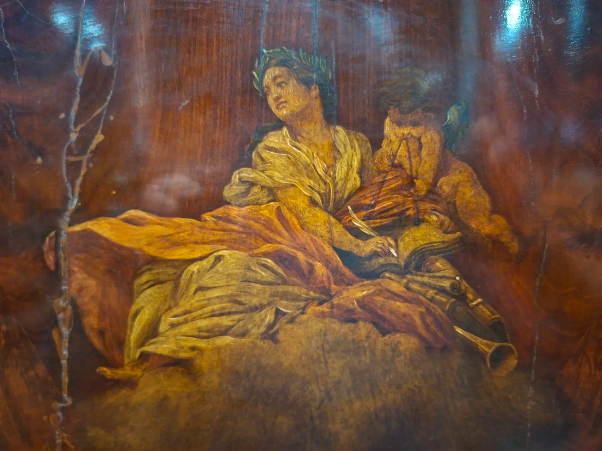 Painted Neoclassical Secretaire-photo-1