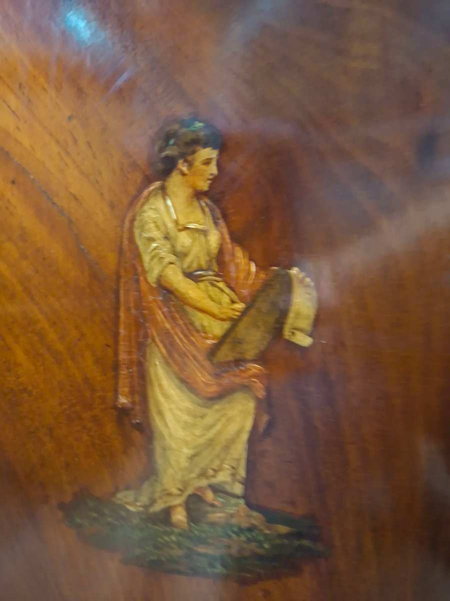 Painted Neoclassical Secretaire-photo-2