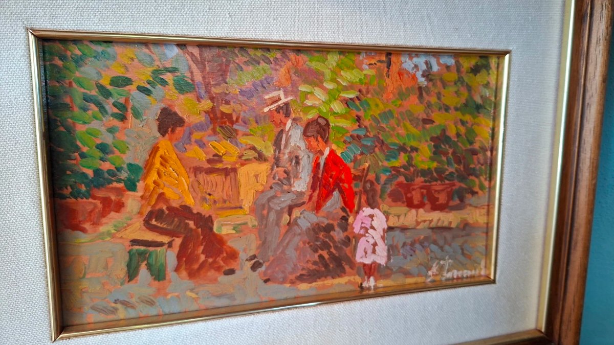 Ennio Formigli, Oil On Panel-photo-2