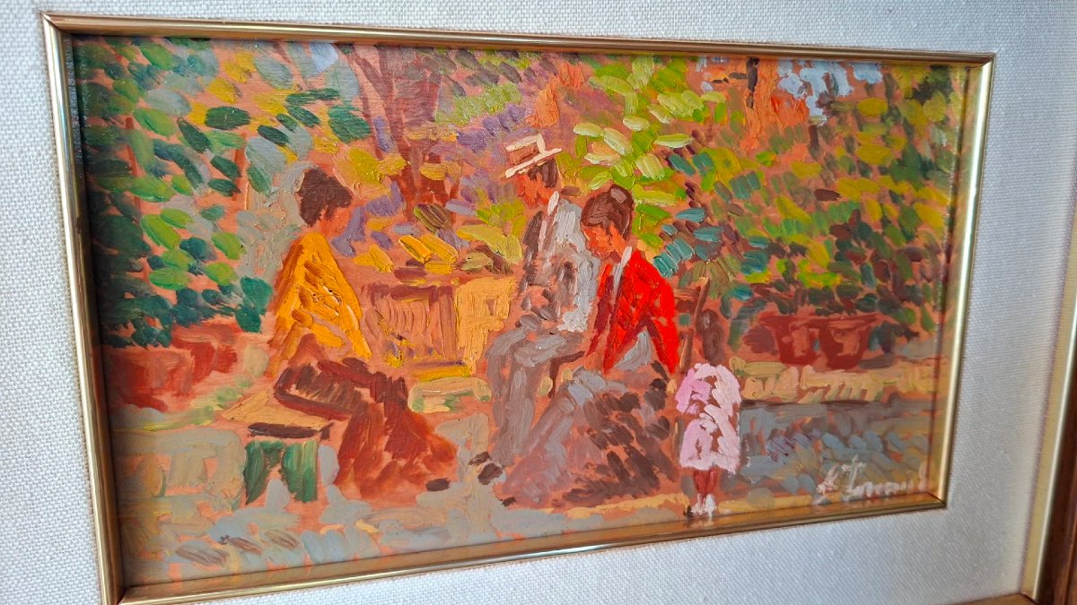 Ennio Formigli, Oil On Panel-photo-3