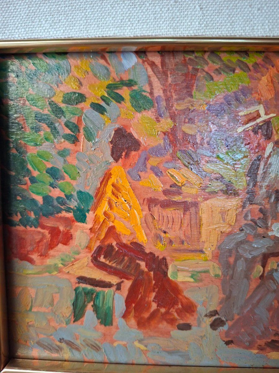 Ennio Formigli, Oil On Panel-photo-4