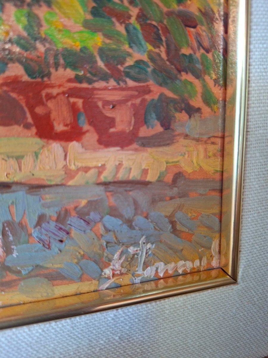 Ennio Formigli, Oil On Panel-photo-6