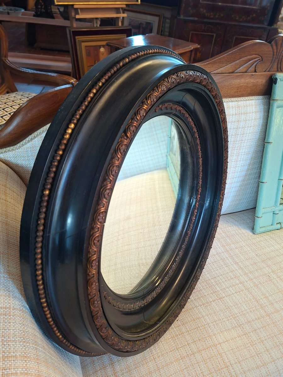 Napoleon III Round Mirror-photo-2