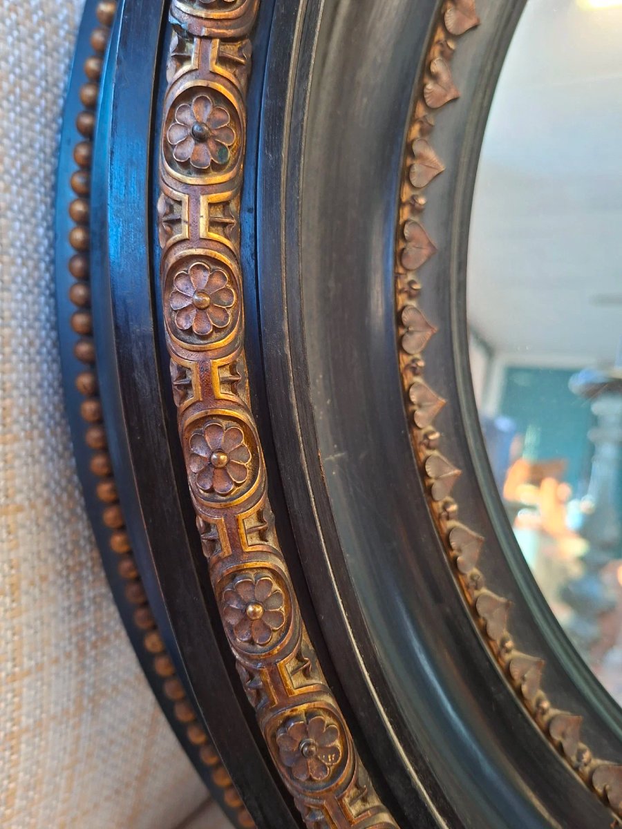 Napoleon III Round Mirror-photo-2