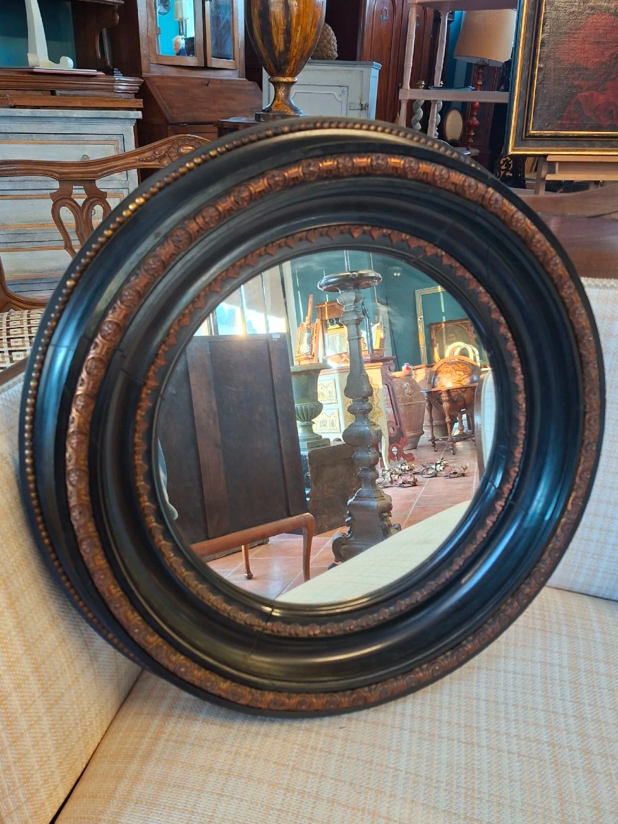 Napoleon III Round Mirror