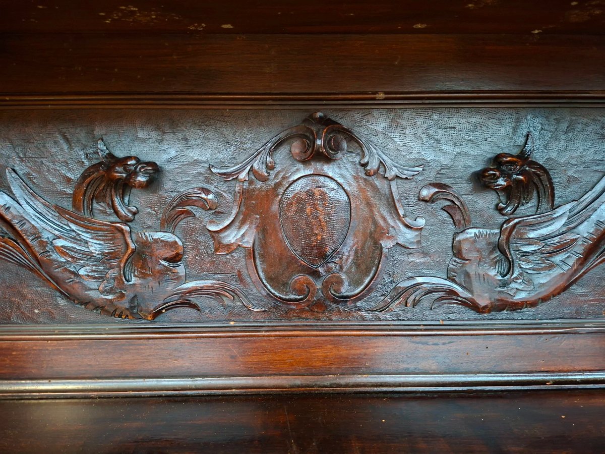 Neo-renaissance Walnut Sideboard-photo-2