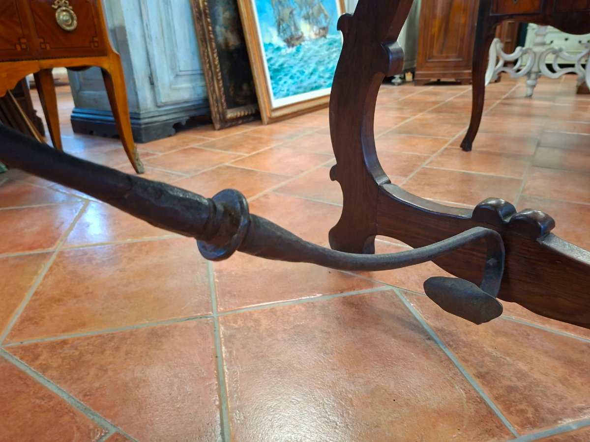 Chestnut Lyre Table-photo-3