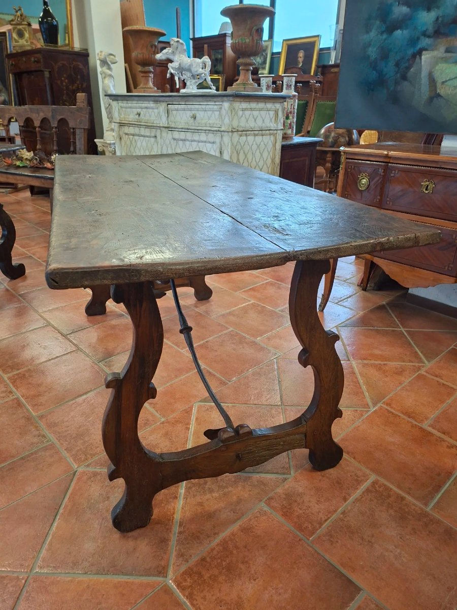 Chestnut Lyre Table-photo-2