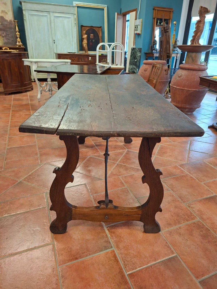 Chestnut Lyre Table-photo-3