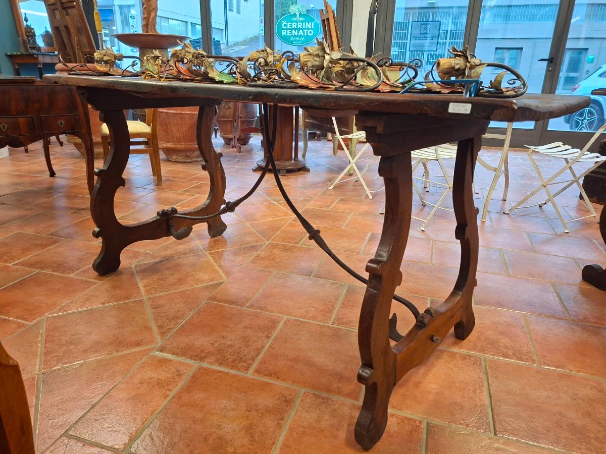 Chestnut Lyre Table-photo-6