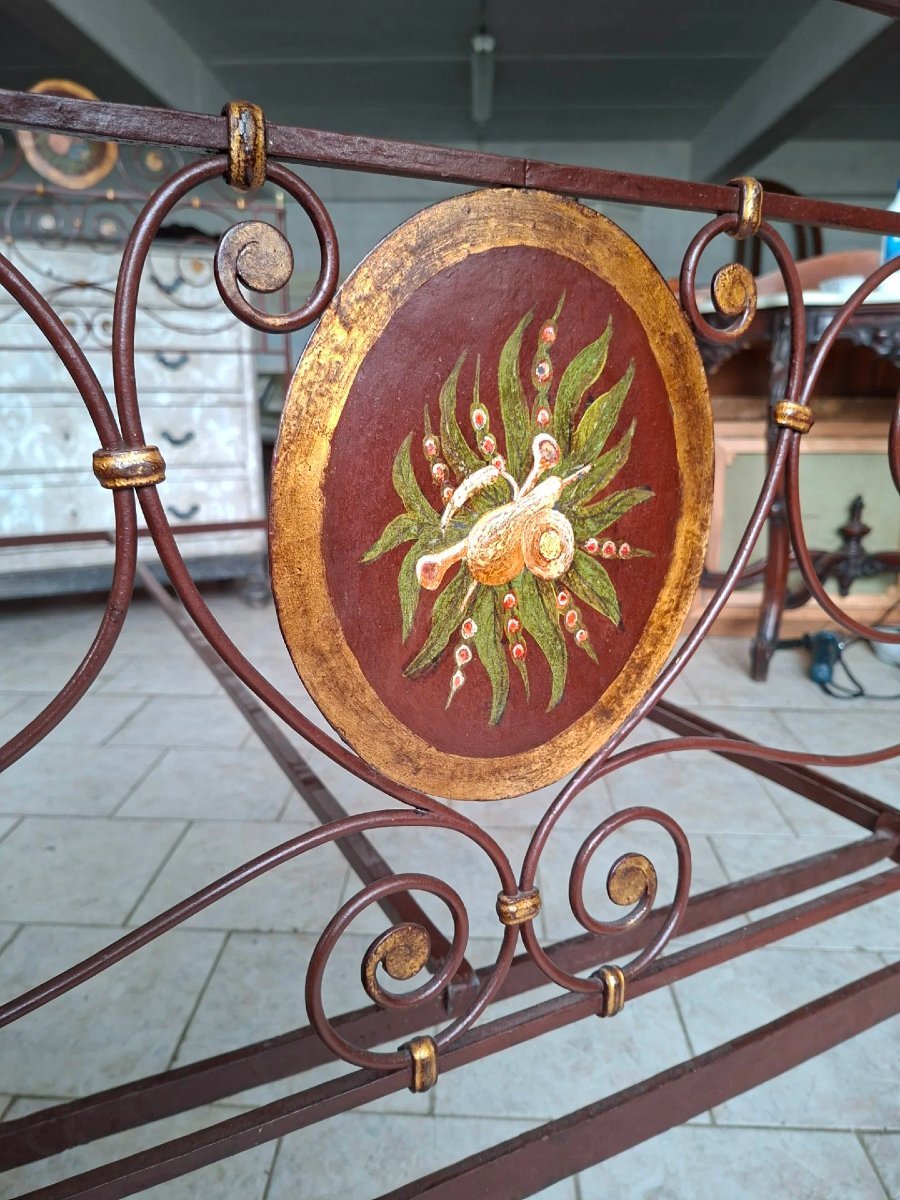 Iron Bed With Pastorale-photo-3
