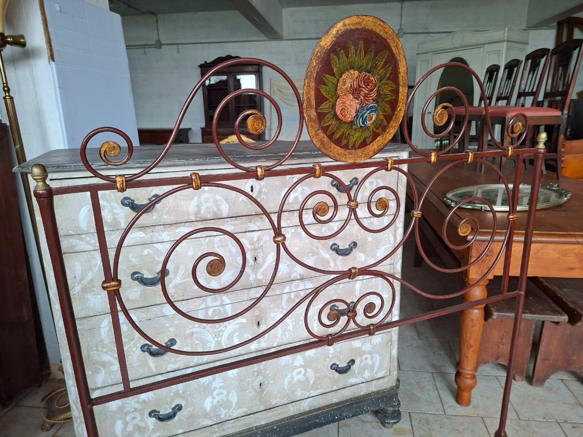 Iron Bed With Pastorale-photo-2