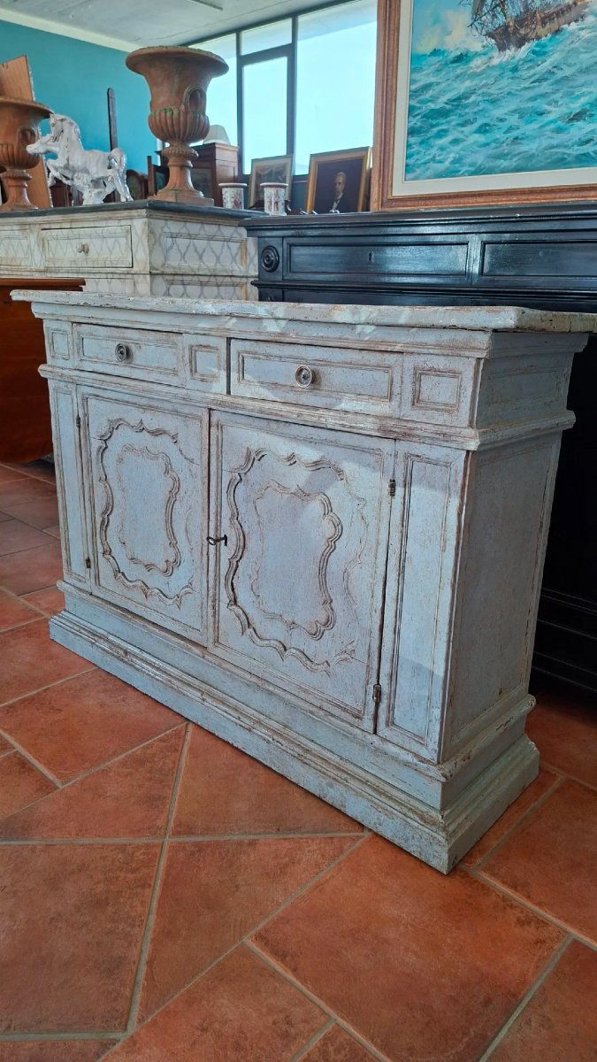 Painted Walnut Sideboard-photo-4