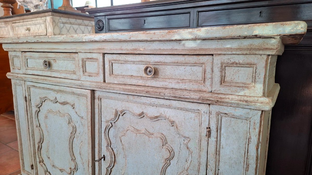 Painted Walnut Sideboard-photo-3