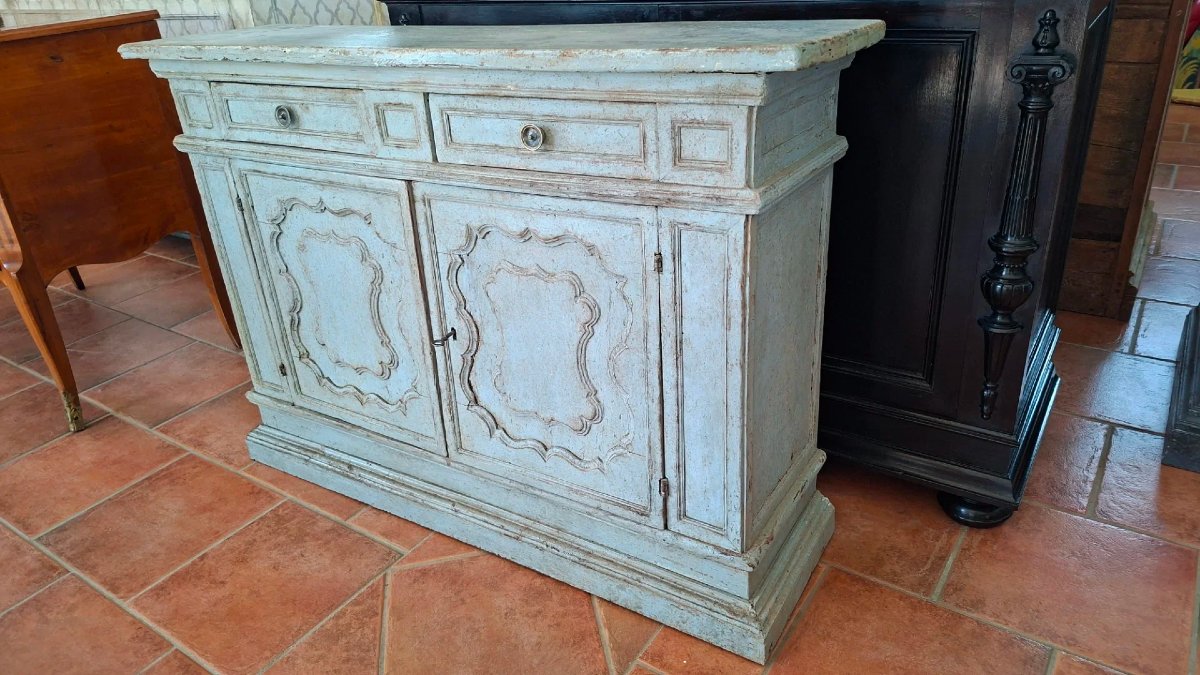 Painted Walnut Sideboard-photo-5