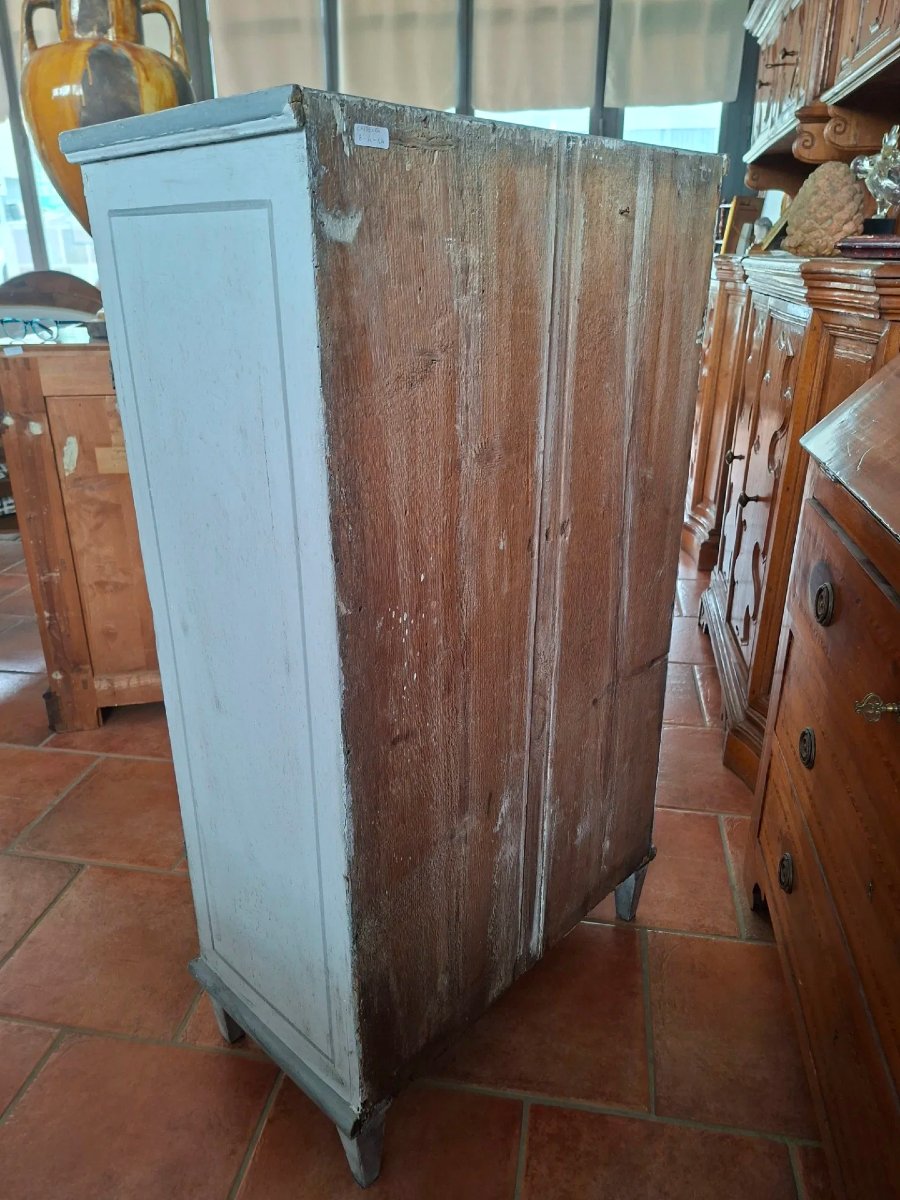  Créneau vertical à une porte Louis XVI peinte-photo-2