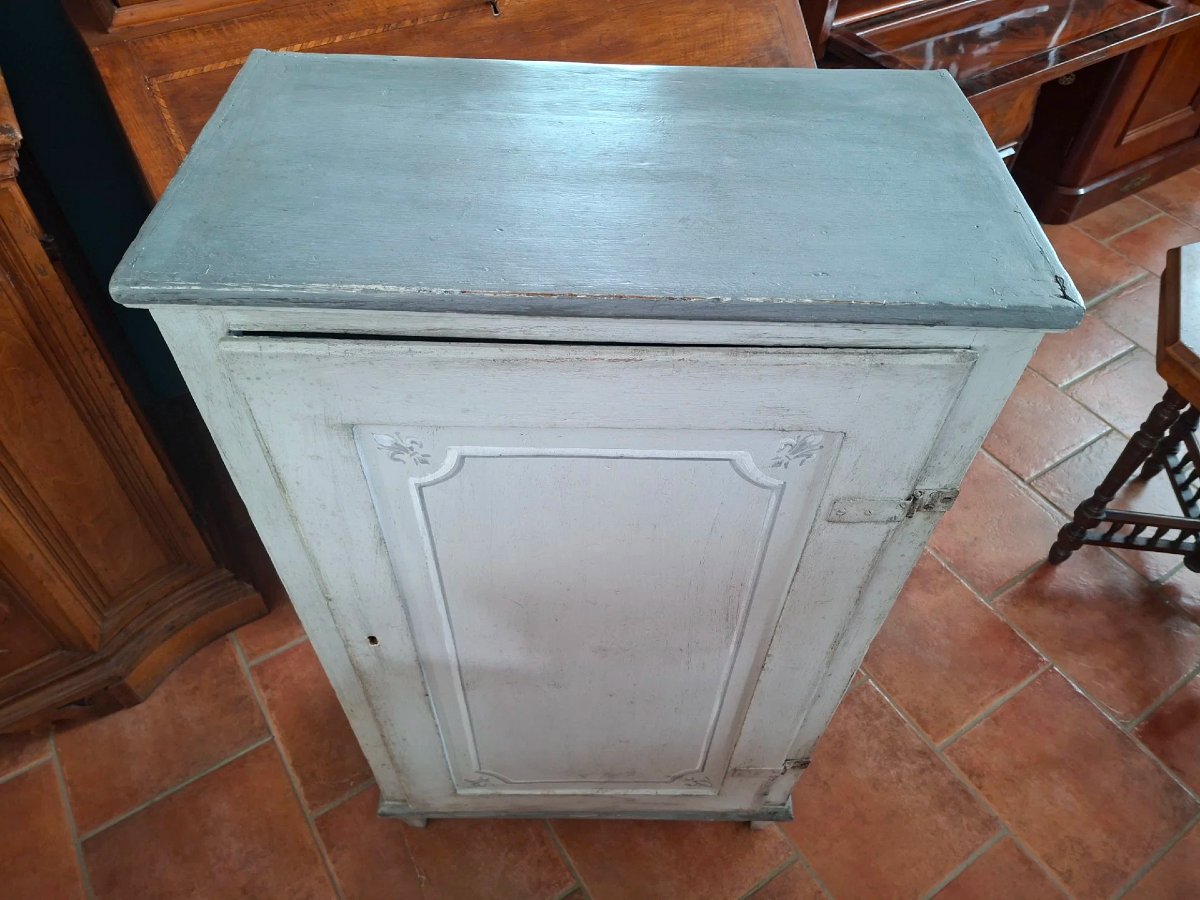  Créneau vertical à une porte Louis XVI peinte-photo-3