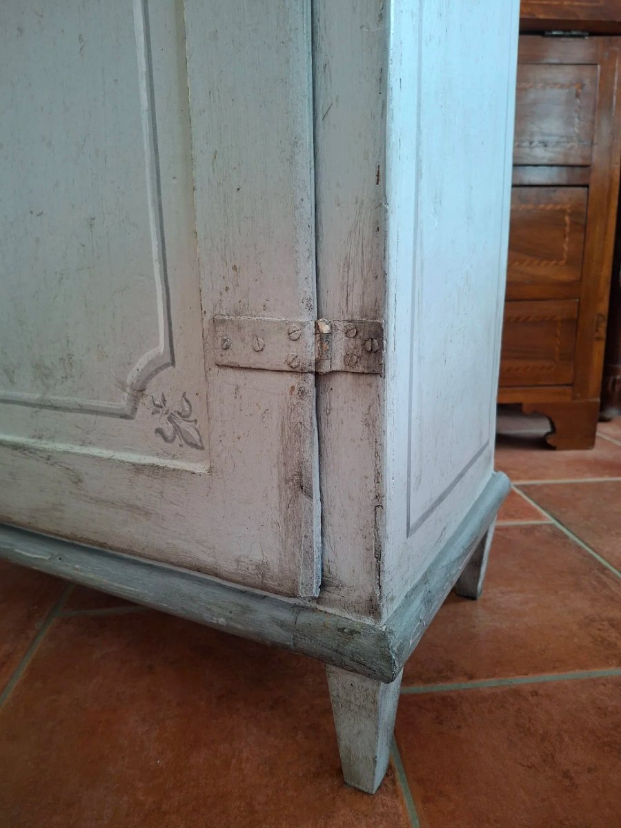  Créneau vertical à une porte Louis XVI peinte-photo-4