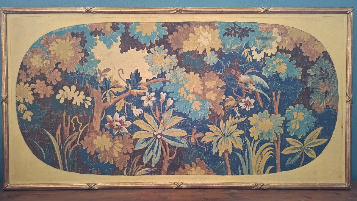 Naturalistic Pastel, Late 19th Century, With A Gilded Frame-photo-2