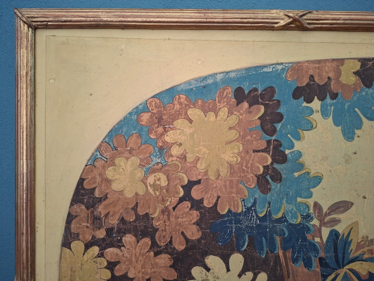Naturalistic Pastel, Late 19th Century, With A Gilded Frame-photo-1