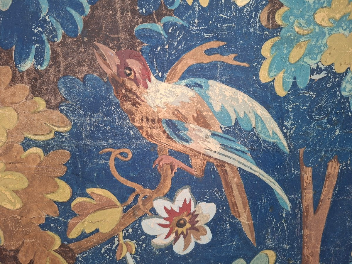 Naturalistic Pastel, Late 19th Century, With A Gilded Frame-photo-3