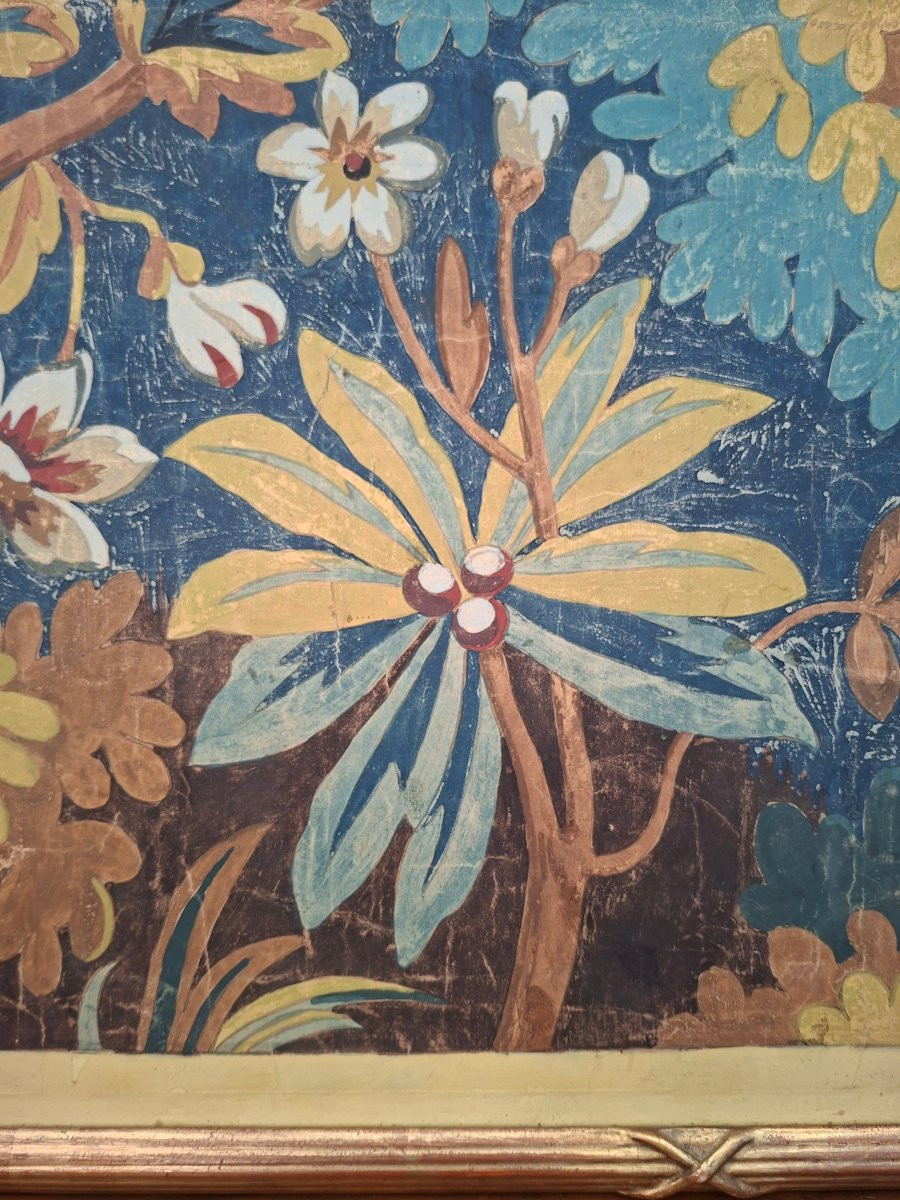 Naturalistic Pastel, Late 19th Century, With A Gilded Frame-photo-5