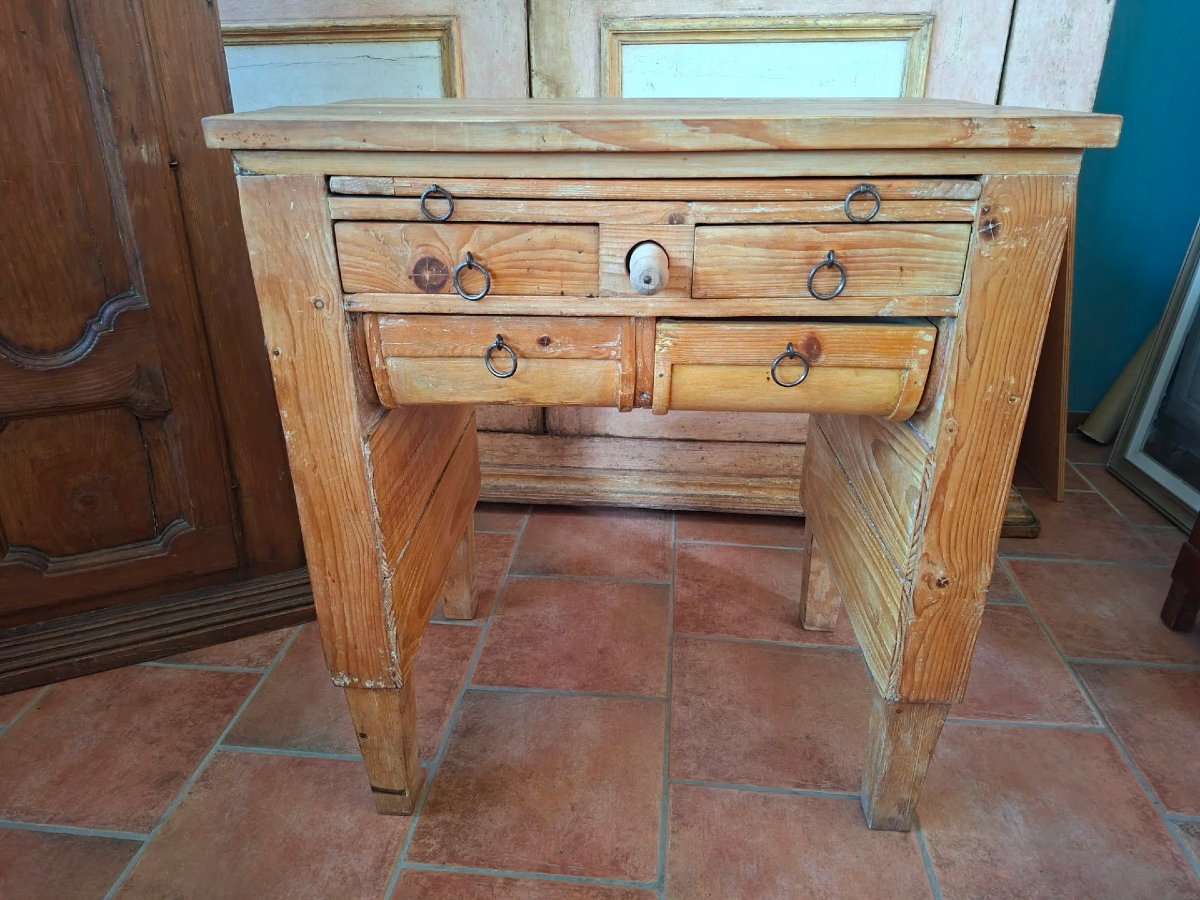 Larch Kitchen Work Table-photo-2