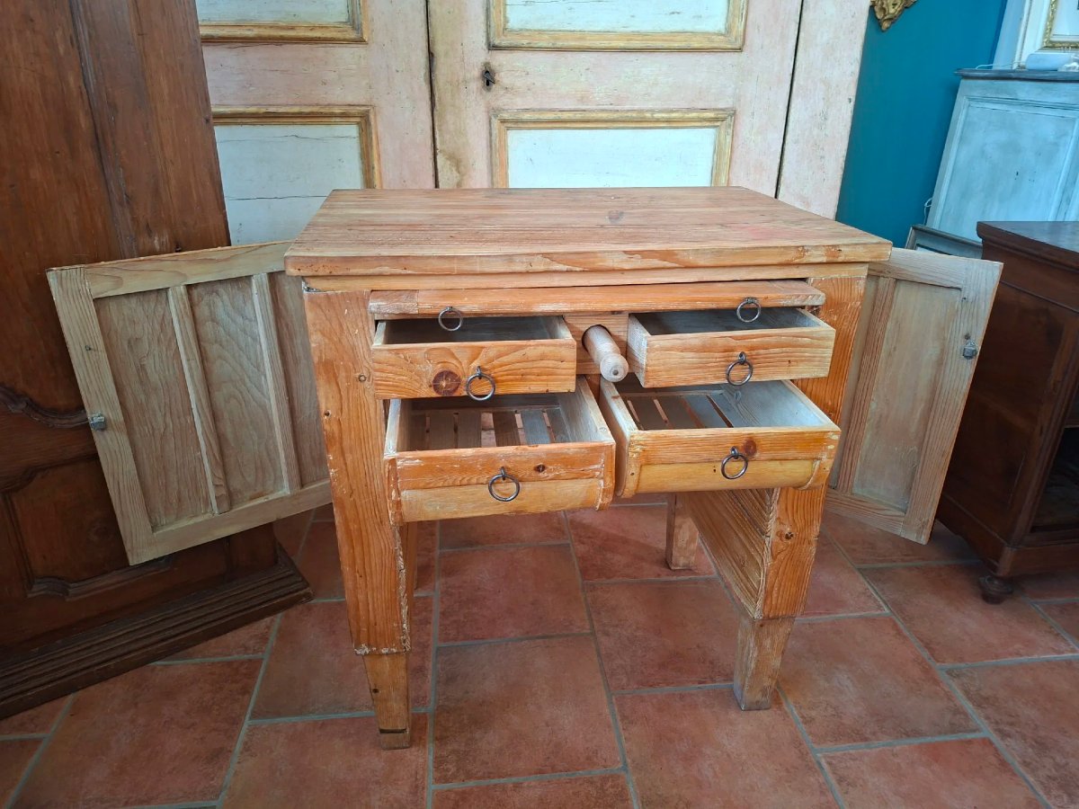 Larch Kitchen Work Table-photo-4