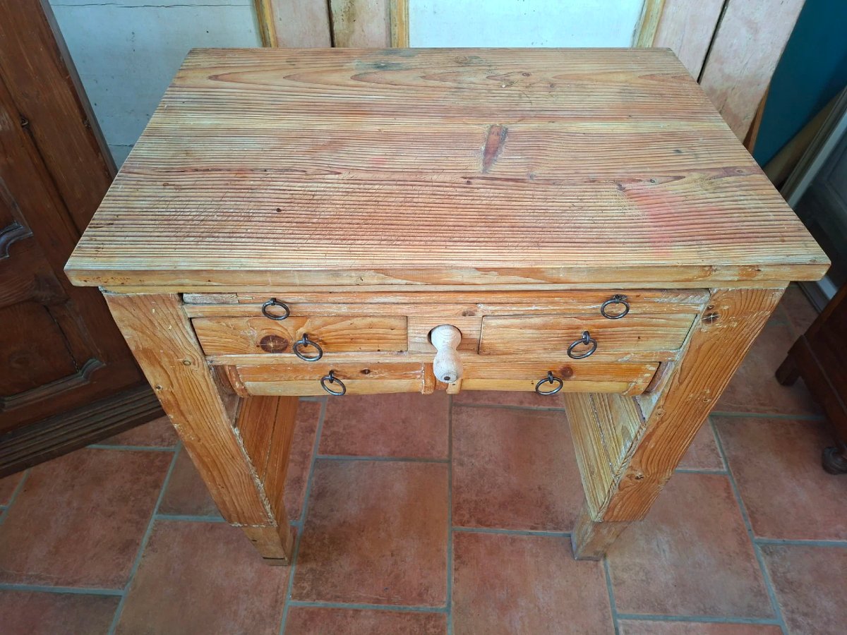 Larch Kitchen Work Table-photo-4