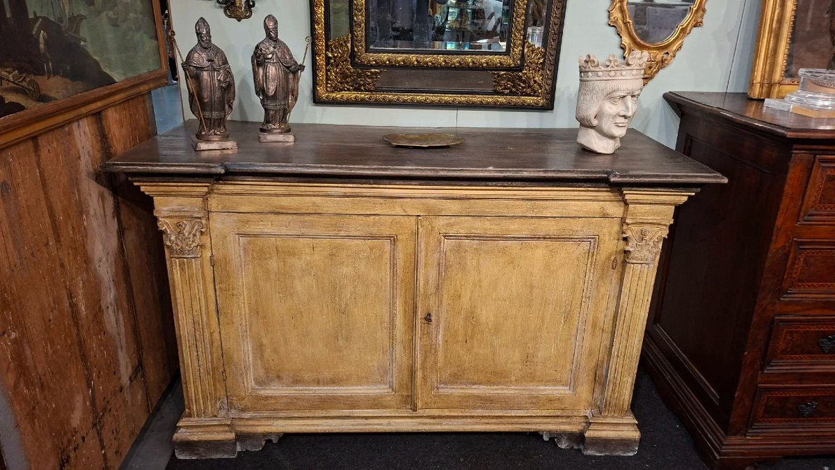 18th-century Sideboard With Two Doors-photo-4