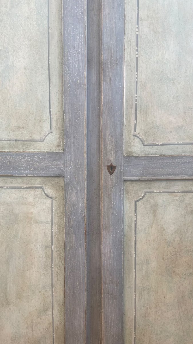 Armoire peinte du XIXe siècle-photo-3