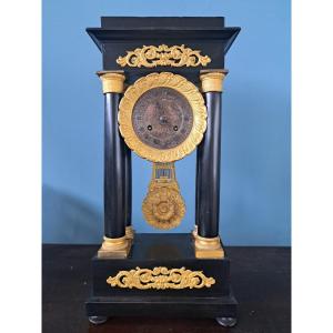 Empire Watch In Gilded Bronze And Eboned Wood