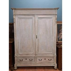 Lacquered 19th Century Wardrobe