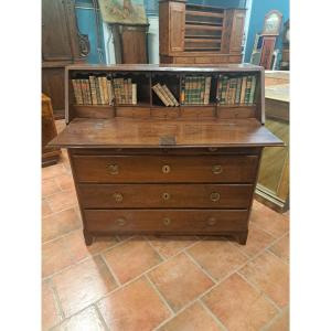 Directoire Walnut Desk, Second Half Of The 18th Century